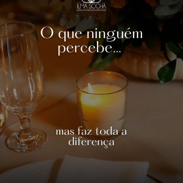 O que faz um evento ser inesquecível nem sempre é aquilo que chama atenção à primeira vista. ✨

É a altura do arranjo que permite a conversa fluir, a distância entre as mesas que deixa o ambiente confortável, a iluminação que cria a atmosfera certa, o tecido que transforma o espaço e as peças que completam a composição.

São escolhas que muitas vezes passam despercebidas individualmente, mas que, juntas, mudam completamente a experiência de quem está ali. 🤍

Porque uma boa decoração não é apenas para ser vista. É para ser vivida.

#ilmasochadecoracoes #decoracaodeeventos #eventosjoinville #decoracao #eventos