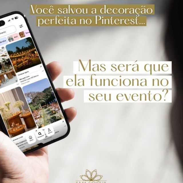 O Pinterest pode ser o começo de uma ideia, mas nunca deve ser o limite de um projeto. ✨

Cada espaço tem suas características, cada evento tem suas necessidades e até as flores disponíveis podem mudar conforme a época do ano.

Por isso, nosso trabalho não é copiar uma referência, mas entender o que você ama nela e transformar essa inspiração em uma decoração pensada especialmente para o seu evento. 🤍

Referências inspiram. Projetos personalizados contam histórias.

#ilmasocha #decoracaodeeventos #decoracaodecasamento #casamento #eventos inspiracaodecasamento decoracaopersonalizada joinville