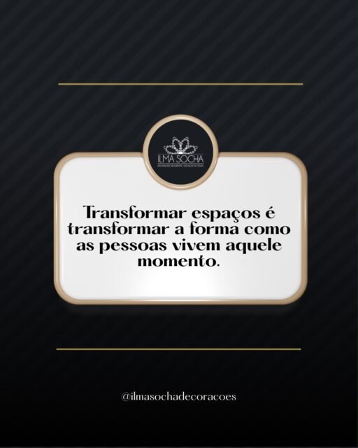 O mesmo espaço pode contar histórias completamente diferentes. ✨
É através das flores, tecidos, mobiliário, iluminação, cores e proporções que um ambiente começa a ganhar uma nova identidade.
Mas a verdadeira transformação acontece quando tudo isso muda também a maneira como as pessoas se sentem ali.
Porque decorar não é apenas mudar o que os olhos enxergam. É criar a atmosfera onde as memórias vão acontecer. 🤍
#IlmaSocha #DecoraçãoDeEventos #DesignDeEventos #DesignFloral #Casamentos EventosCorporativos EventosJoinville